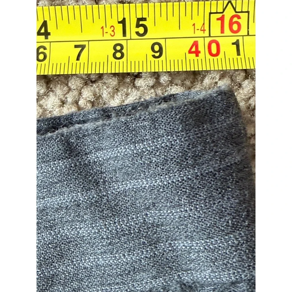 Banana Republic Chino Pants Trousers Modern Fit Gray Pinstripe Wool 33x32 JBHS